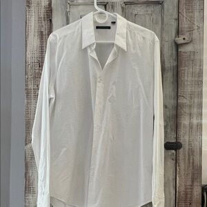 Theory White Button Down Shirt